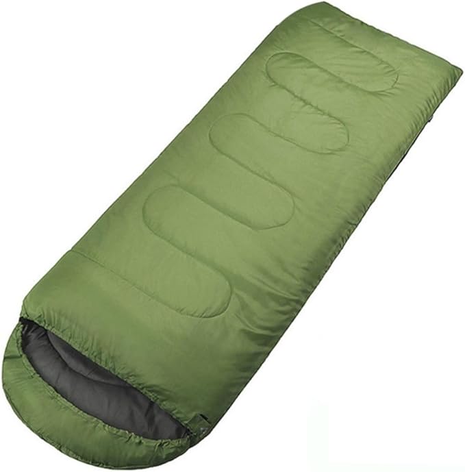 VICASKY Mummy with Drawstring Hood for Camping and Hiking Outdoors Lightweight Olive Green Bag with Internal Pouch for Valuables Multifunctional Use for Home and Travel