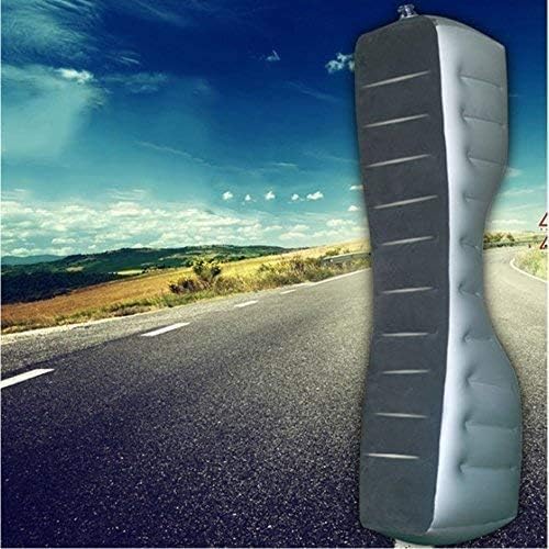 Auto Inflatable Car Travel Mattress Back Seat Gap Pad Air Bed Cushion Camping Air Couch (Light Grey)