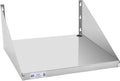 Hally Stainless Steel Microwave Shelf 24x24 200 lb NSF Commercial Heavy Duty Metal Appliance Wall Mount Floating Shelving for Restaurant Kitchen Bar Home and Hotel