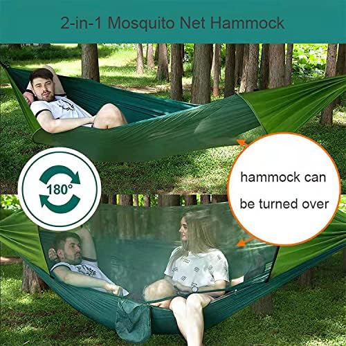 Camping Hammock with Mosquito Net - Portable Travel Hammock Bug Net - Camping Equipment - Hammock Tent for Outdoor Hiking Campin Backpacking Travel