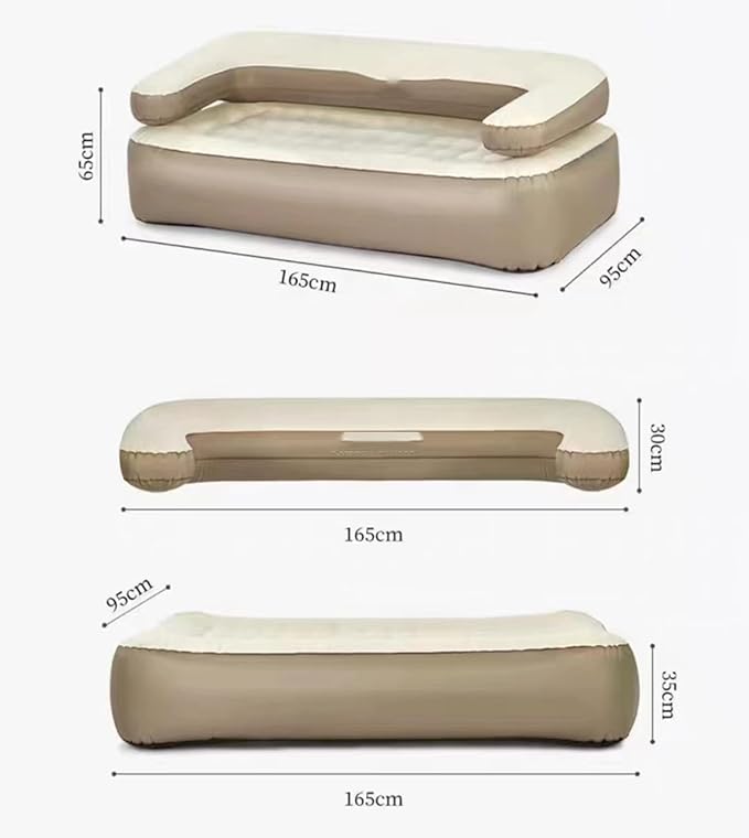 Inflatable Sofa Double Air Bed Portable Outdoor Mattress Easy to Use Inflatable Sofa Inflatable Camping Accessories