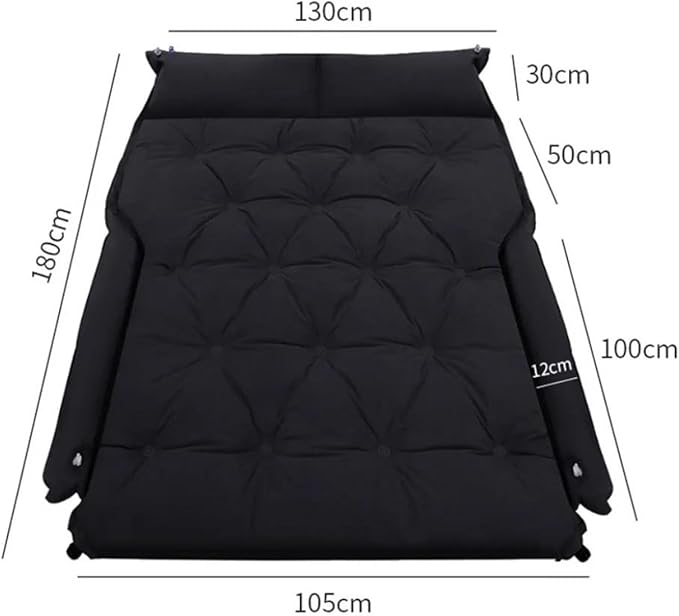 Car Inflatable Mattress SUV Mpv Inflatable Bed Automatic Inflatable Car Bed Rear Travel Sleeping Mat Portable Car Sleeping Mat (Pig)