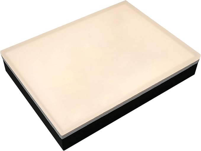 LUMENGY Paver Light 9x12 Inch (8.85x11.81) 2700K Warm White Glare-Free Brick Lighting for Driveways Walkways Pool Decks and Patios 12V Hardwired IP67 Waterproof Drive-Over Rated