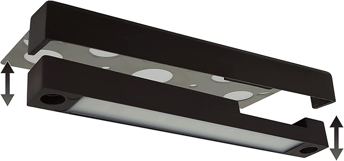LUMENGY 7 Inch 3W LED Hardscape Light 2700K Warm White Easy Replaceable Feature Includes 3 Mounting Plates for Outdoor Steps Retaining Walls and Paver Steps 12V Black Finish (6 Pack)