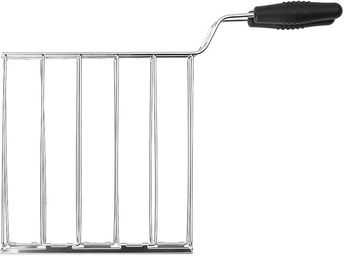 SMEG TSSR01 Sandwich Rack Set – 2-Piece Stainless Steel Toasting Cages with Anti-Heat Handles – Compatible with SMEG TSF01 &amp TSF03 Toasters