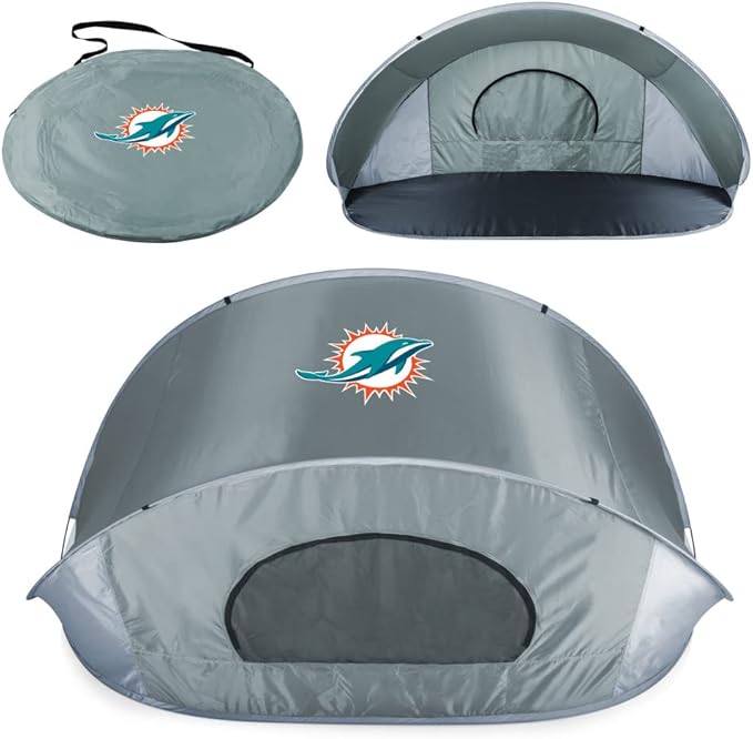 Picnic TIME NFL Manta Portable Beach Tent - Pop Up Tent - Beach Sun Shelter Pop Up