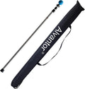 Alvantor Aluminum Telescoping Tarp Poles Adjustable Rods and Round Pad for Alvantor Screen House &amp Bubble Tent &amp Vendor Booth