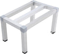 Acekool 1000 Lbs Heavy Duty Aluminum Storage Rack with Off-Floor Design18x12x12 Aluminum Storage Rack Rustproof and Space-Saving Ideal for Kitchen Restaurant Supermarket Garage and Vehicles