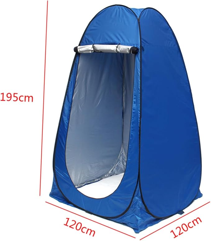 VICASKY 1Pc Portable Movable Changing Tent Outdoor Fishing and Camping Privacy Shelter for Durable for Beach and Field Use Blue