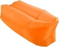 Haofy Inflatable Lounger Air Sofa Foldable Easy Inflation Abrasion Comfortable Inflatable Sofa Portable for Outdoor (Orange) Haofyk3aegwbd1f-13