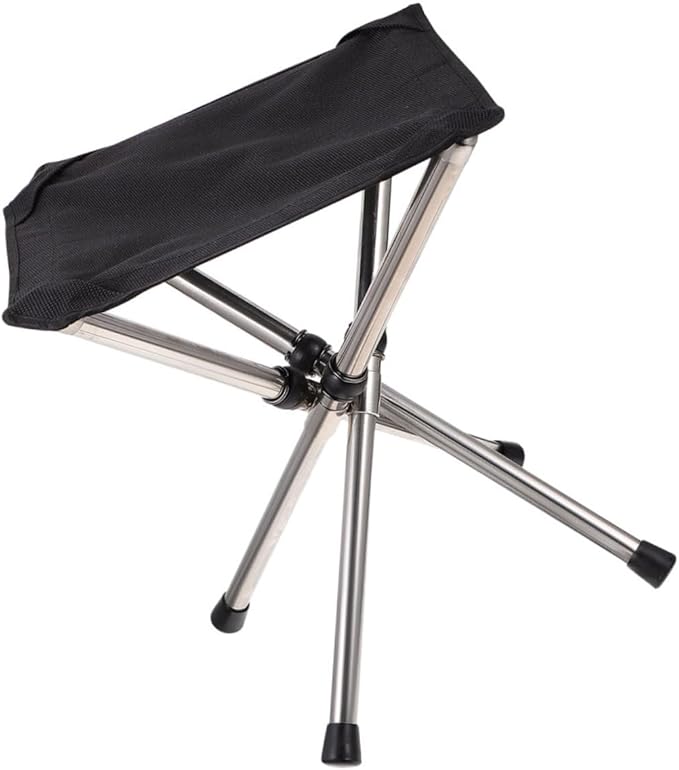 BESPORTBLE Foldable Camping Stool Lightweight Stool for Outdoor Portable Folding Chair Double Seating