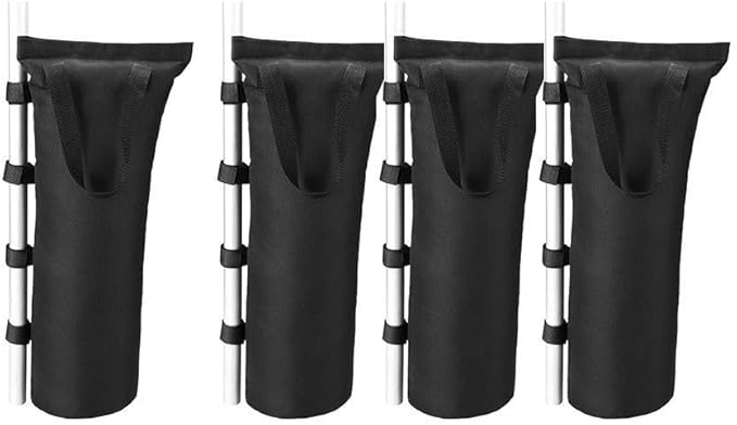 PlayDo Waterproof Black Sandbag for Teardrop Trailer Awning Car SUV Awning Tent Sun Shelter