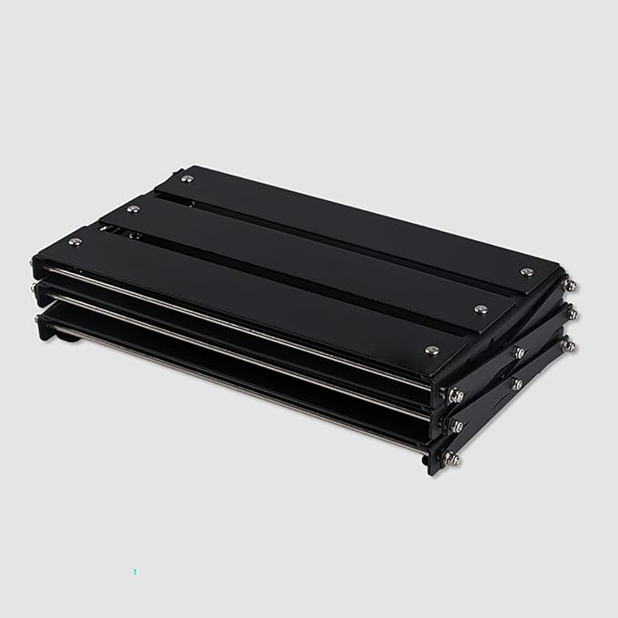 Folding Metal Aluminum Alloy Storage Rack Folding Shelf Storage Display Rack Desktop Storage Rack Camping Storage Rack