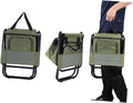Folding Fishing Lounge Chairs Ice Pack Storage High Density Oxford Portable Camping Chair for Beach