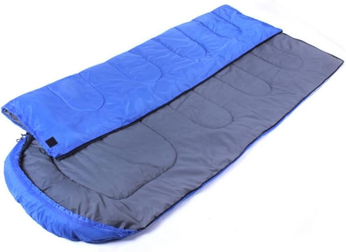 Winter Thickened Outdoor Camping Warm Envelope with Drawstring Hood for Hiking Backpacking and Cold Weather Survival Activities