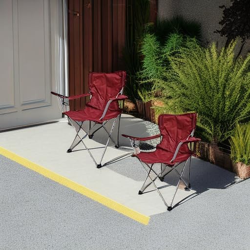 Folding Chair Red (pack of 2)