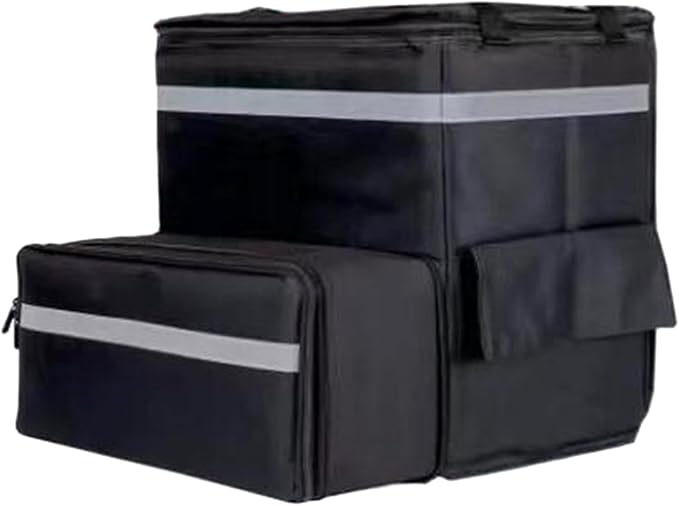Food Delivery Backpack Smooth Zipper with Handle Insulated