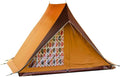 Wild Luxury Vintage TC Cotton Camping Tent 2 Person Flying House Style Canvas Shelter Waterproof &amp Breathable Glamping Tent