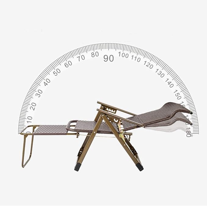 Folding Chair Lunch Break Wicker Chair Office Nap Rocking Chair Outdoor Zero Gravity Beach Chair