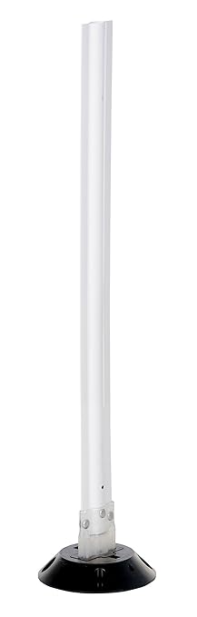 Vestil VGLT-16-3F-W Surface Mount Flexible Stake 36 x 3.25 White