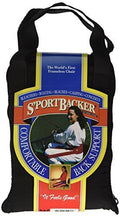 Nada Chair Sportbacker Portable Back Supporter for Seat Backs Camping Boating Concerts - Convertible Pouch Bag (Black)