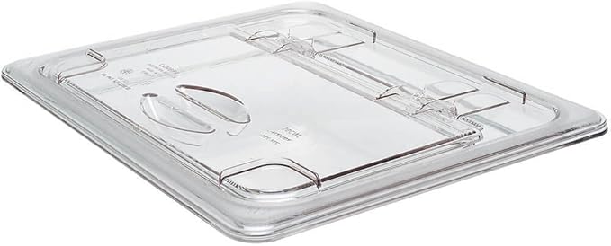 Cambro 20CWL135 FlipLid Food Pan Cover 1/2 size hinged clear - Case of 6