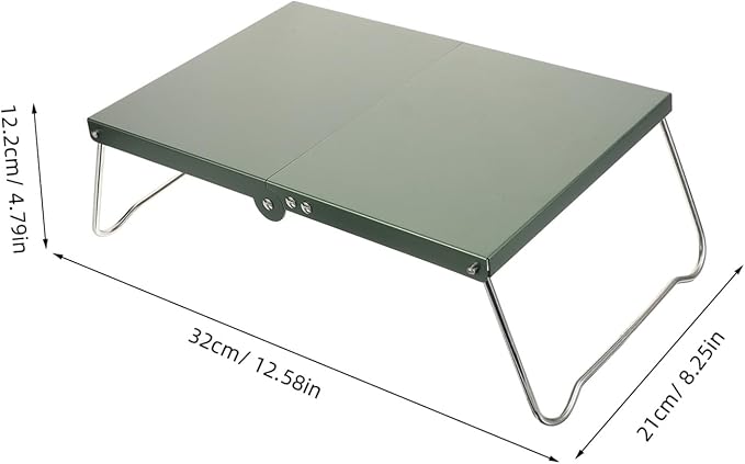 Milisten Folding Camping Table Lightweight Portable Picnic Table for Outdoor BBQ Hiking and Camping Compact Design for and Carrying for Family Gatherings