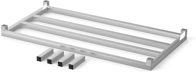 48 x 24 | 8 Off The Floor Aluminum Dunnage Rack | 1200 Lbs Capacity