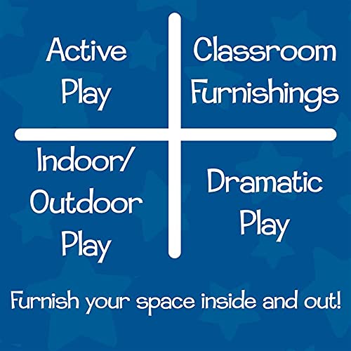 Angeles SpaceLine Activity Table Top AFB5782WW Wedgewood Fits on Cots to Create Toddler &amp Kids Activity Center Preschool Classroom &amp Daycare Use