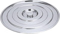 Stainless Steel Pan Lid Cookware Part Heat Resistant Easy Clean Skillet Lid Stockpot Cover for BBQ Buffet Picnics Outdoor 40cm Inner Diameter
