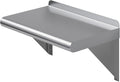 AmGood 10 in. x 16 in. Stainless Steel Wall Shelf | NSF Certified | Appliance &amp Equipment Metal Shelving | Kitchen Restaurant Garage Laundry Utility Room