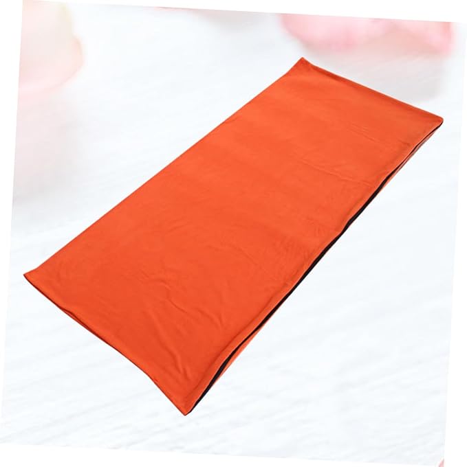 Alipis Portable Orange Outdoor with Adjustable Zipper Breathable Fleece Design Compact Travel Storage for Camping Hiking Backpacking and Trekking Activities