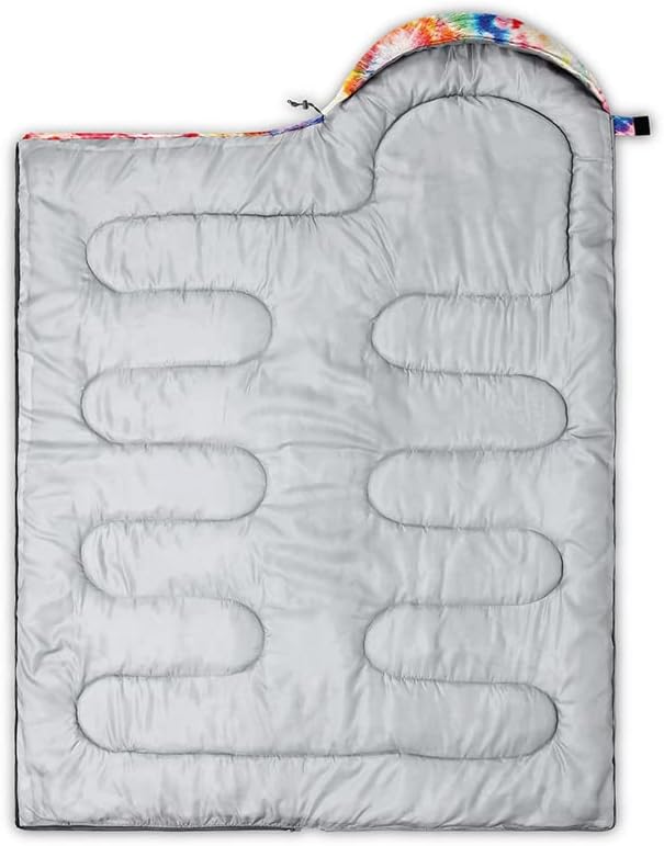 QOOMO Camping Sleeping Bags3 Season Warm &amp Cool WeatherLightweightWaterproof Sleeping Bags for Adults &amp KidsTravelingand OutdoorsCamping Gear Equipment
