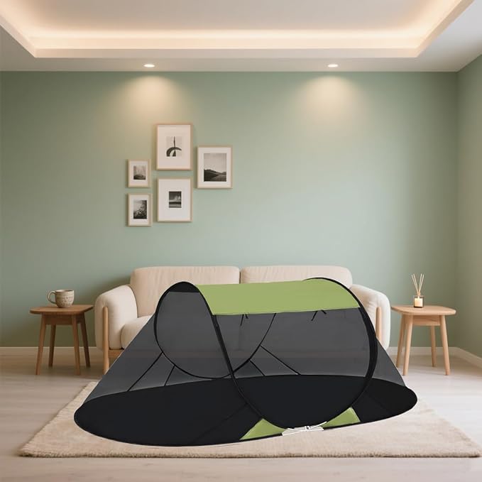 Akiky Pop Up Mosquito Tent for Camping1 Person Camping Tent with Bug Screen TentMosquito Net Foldable Portable for Adults Kids