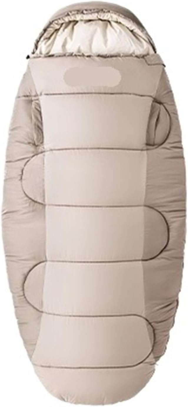 95cm Wide Waterproof 3-Season Sleeping Bag – Machine Washable Warm Winter Camping Gear