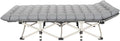 Folding Camping Cot Portable Ultralight Camping Bed Outdoor Fishing Assisted Recliner Foldable Single Person Simple Bed Tourism Equipment(71x 188 Gray3)