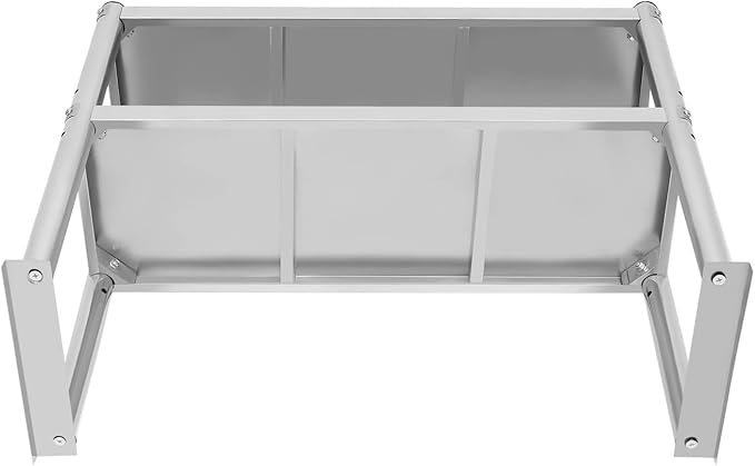 Double Overshelf 2-Tier Stainless Steel Kitchen Shelf Height Adjustable Overshelf Kitchen Prep Work Table Double Tier Overshelf for Kitchen Restaurant (12 x 30 Inch)