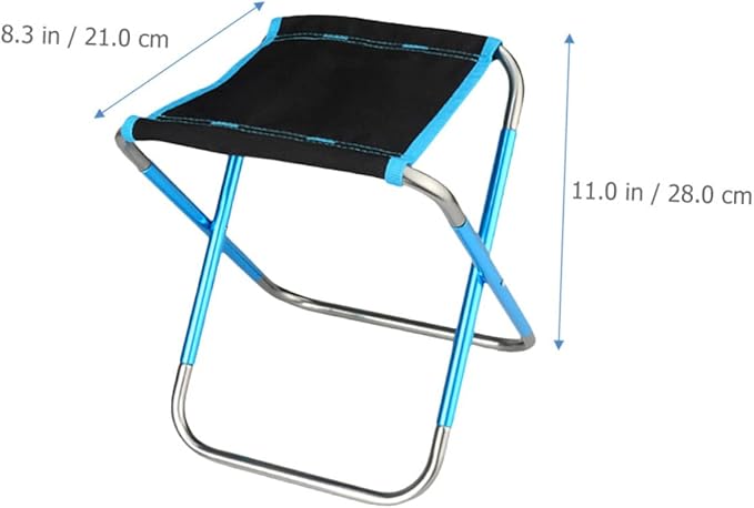Folding Stool for Outdoor Use Beach Accessory Compact Camping Travel and Garden