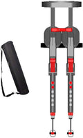 Invisible Stool Exoskeleton Chairless - Wearable Chair Portable Walking Seat Adjustable Outdoor Seat 5 Levels of Height Adjustable(Red)