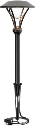 GOODSMANN Low Voltage Pathway Lights Landscape Lighting Outdoor Path Lights Wired LED 1W 60 Lumens 3000K Aluminum Housing Walkway Driveway Light with Stake Connector