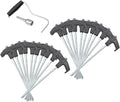 1Set Heavy Duty Tent Stake Camping Pegs for Canopies Easy to Drive Pull Out Durable Ground Anchors for Tents Tarps and More