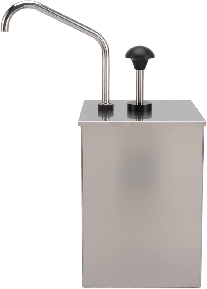 Soy Sauce Pump Dispenser Efficient Large Capacity Syrup Pressing Pump for Restaurant Kitchen Food Grade Stainless Steel