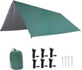 Waterproof Outdoor Camping Tent Single Layer Square Canopy Tent UV Protection 4-Corner Design for Backpacking Hiking and Travel