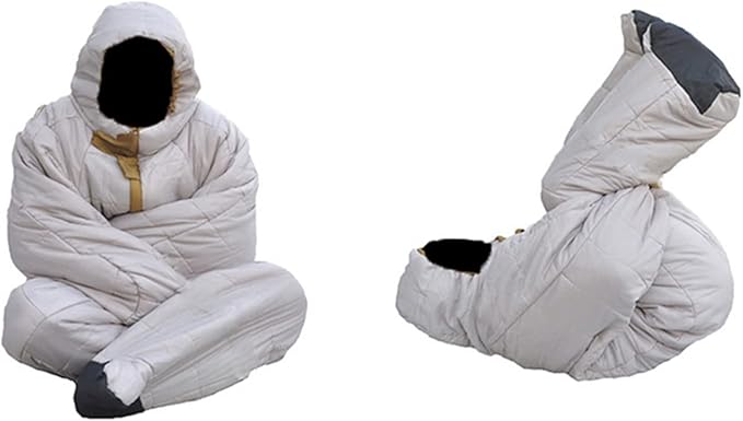 Outdoor Camping Sleeping Bag Adult Winter Thicken Indoor Warm Humanoid Split-Leg Mummy Sleeping Bags Walkable