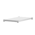 Flash Furniture Woodford Galvanized Under Shelf for Prep and Work Tables - Adjustable Lower Shelf for 24 x 36 Stainless Steel Tables