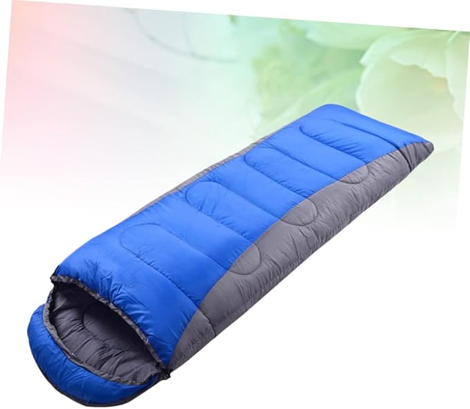 STOBAZA Winter Thickened Outdoor Camping for Adults Lightweight Hiking Sleep Sack with Drawstring Hood Cold Weather Gear for Backpacking and Trekking