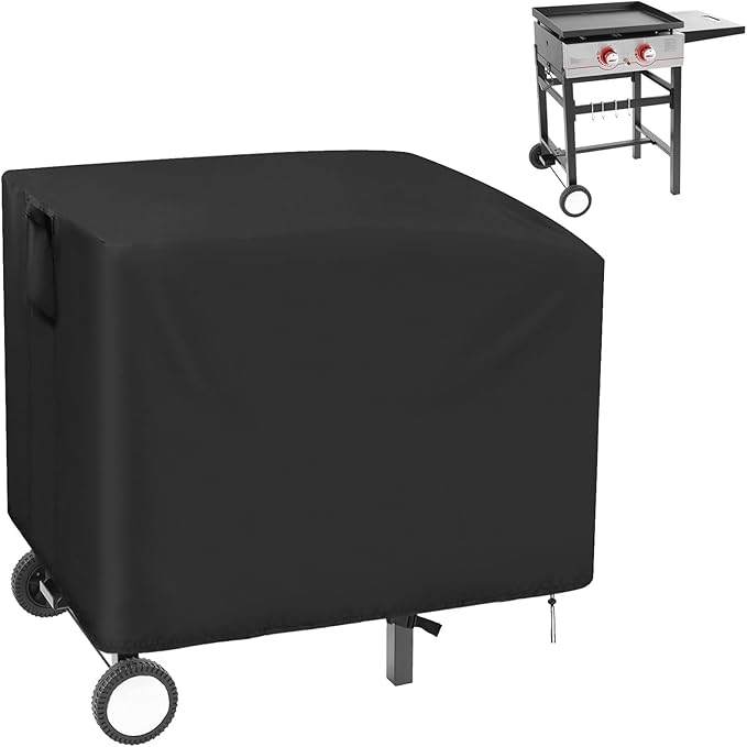 Flat Top Grill Cover for Royal Gourmet 2 Burner Griddle GB2000 38 Inch Waterproof Cover for Outdoor Grill 38 x 24 x 33.8 Inch for Outdoor Barbeque Grill