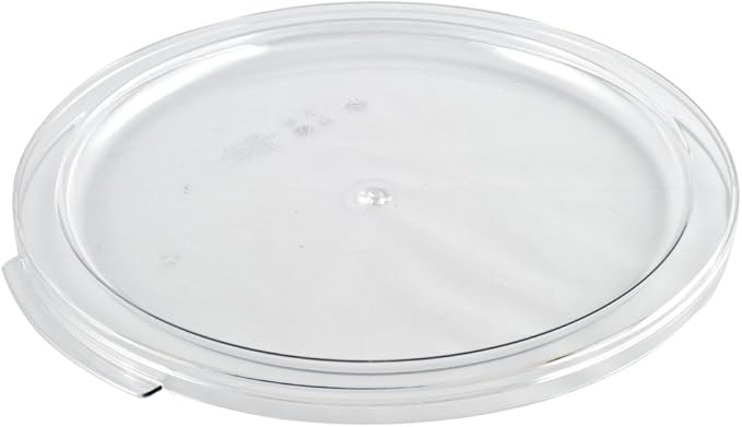 Cambro RFSCWC12135 Polycarbonate Camwear Cover for 12 18 and 22-Quart Round Storage Container Clear
