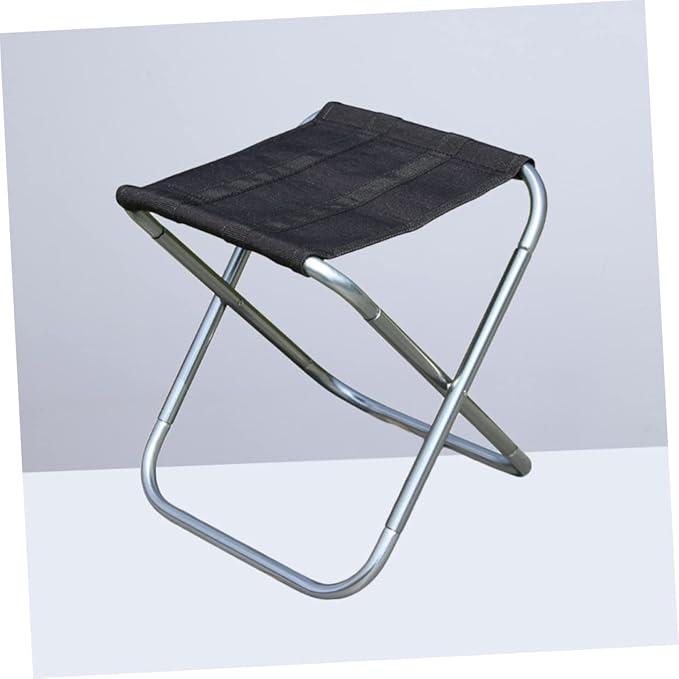 YARNOW Foldable Camping Stool Portable Outdoor Chair Oxford for Fishing Travel BBQ Stool