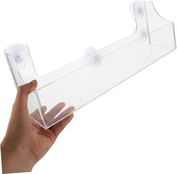 GLEAVI Acrylic Suction Cup Holder Beer Cooler Beverage Fridge Suction Cup Hook for Convenience Stores Refrigerator Door